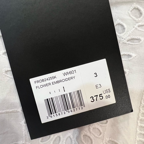 THE KOOPLES FLOWER EMBROIDERY SHIFT DRESS Size 3 French/ Size 8 US NWT - Picture 10 of 13